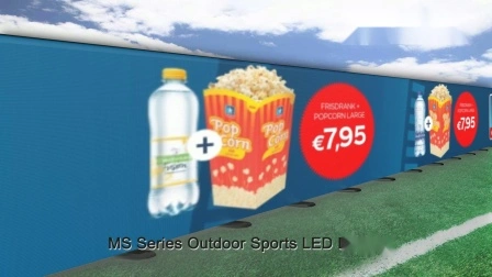 Pantalla LED impermeable fija del perímetro P10 del estadio de publicidad exterior